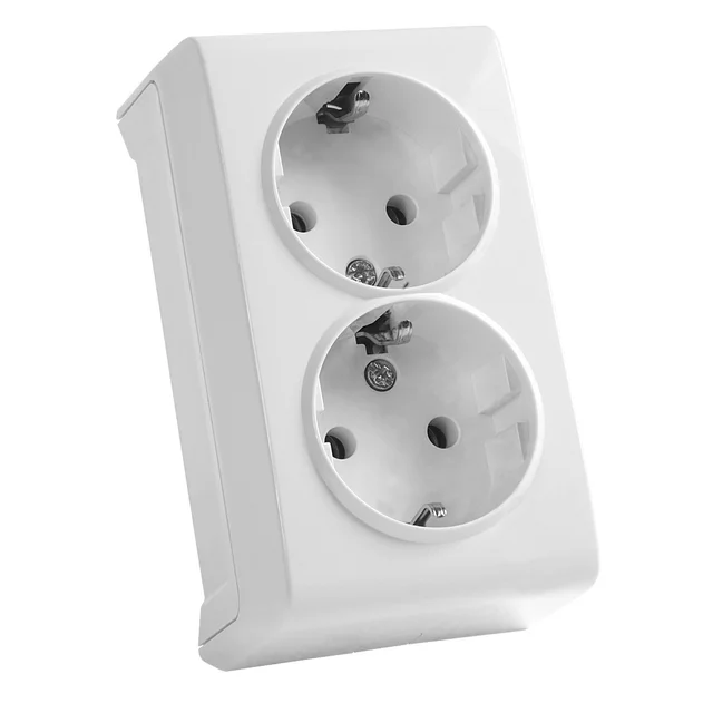 вико розетка 2х с заземлением